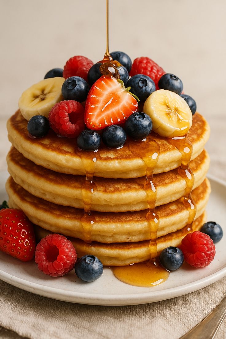 Pancake fruits de saison
